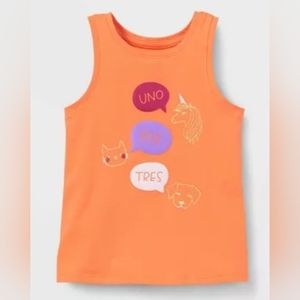 Kid's Orange Tank top size 2T